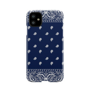 Bandana - Blue - Paisley Bandana Phone Case