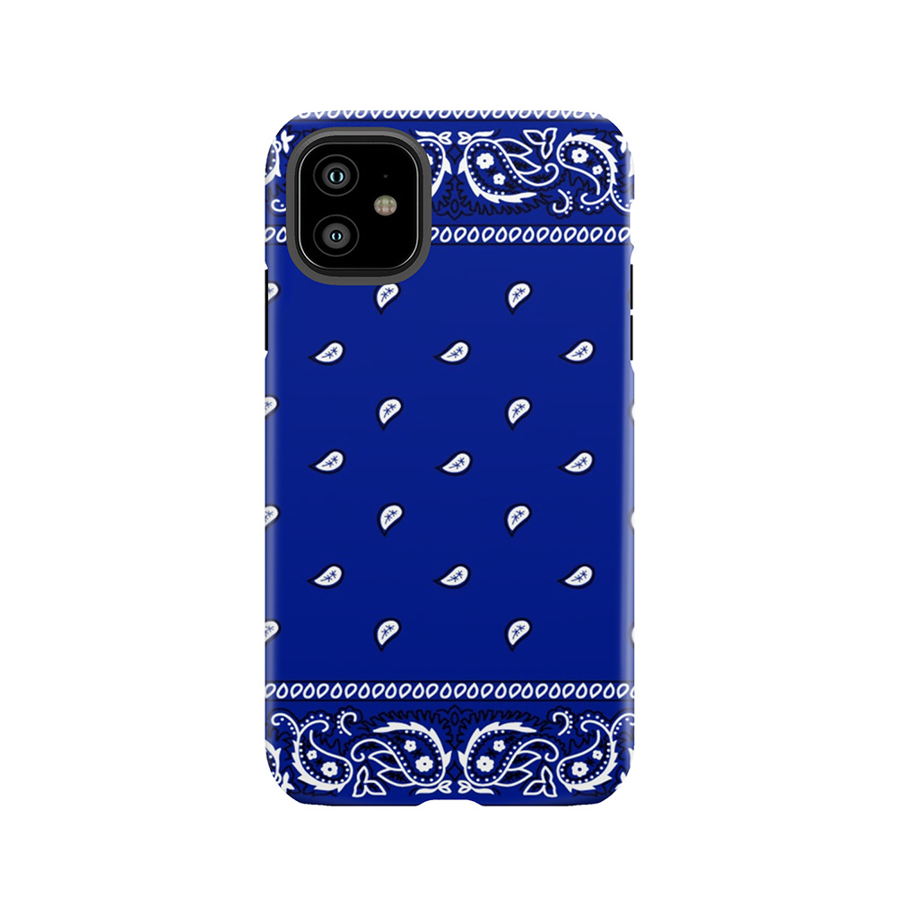 Bandana Royal Blue Tough Phone Case