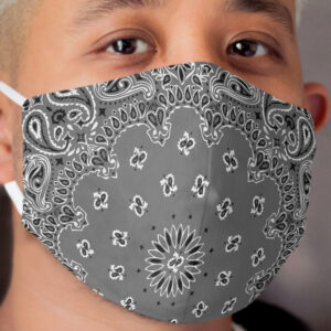 Bandana Style (GRAY version) Cloth Face Mask