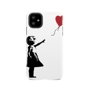 Banksy - Girl With Balloon 2 Tough Phone Case