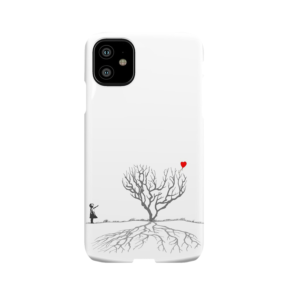 Banksy Heart Tree Phone Case