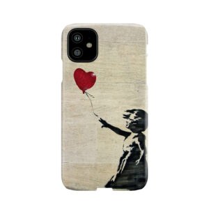 Banksy'S Girl With A Red Balloon Iii Phone Case