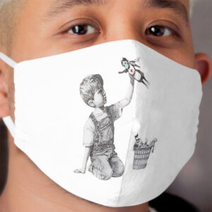 Banksy tribute to nurses Cloth Face Mask