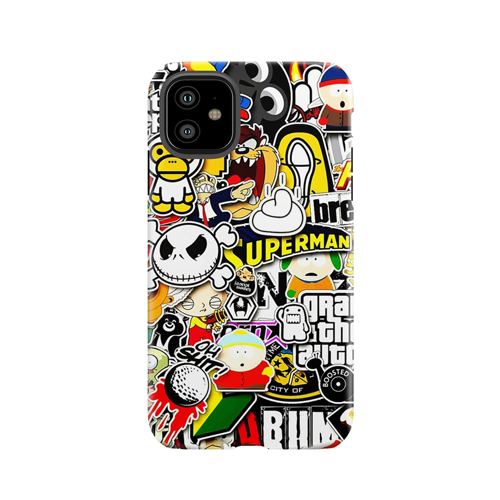 Bape Bomb Collage Tough Phone Case