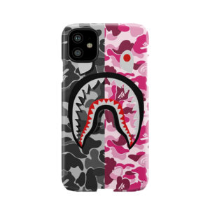 Bape Shark Black And Pink Phone Case