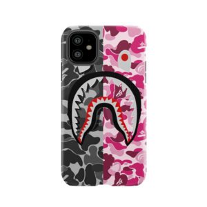 Bape Shark Black And Pink Tough Phone Case