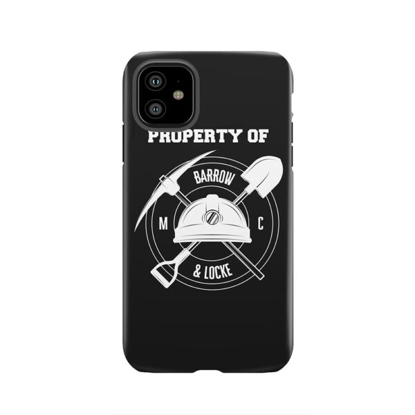 Barrow & Locke white Tough Phone Case
