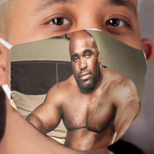 Barry Wood - Funny Meme Well Endowed Man Black Guy Dick Meme Design Art Cloth Face Mask