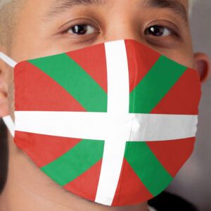 Baskische Flagge Cloth Face Mask
