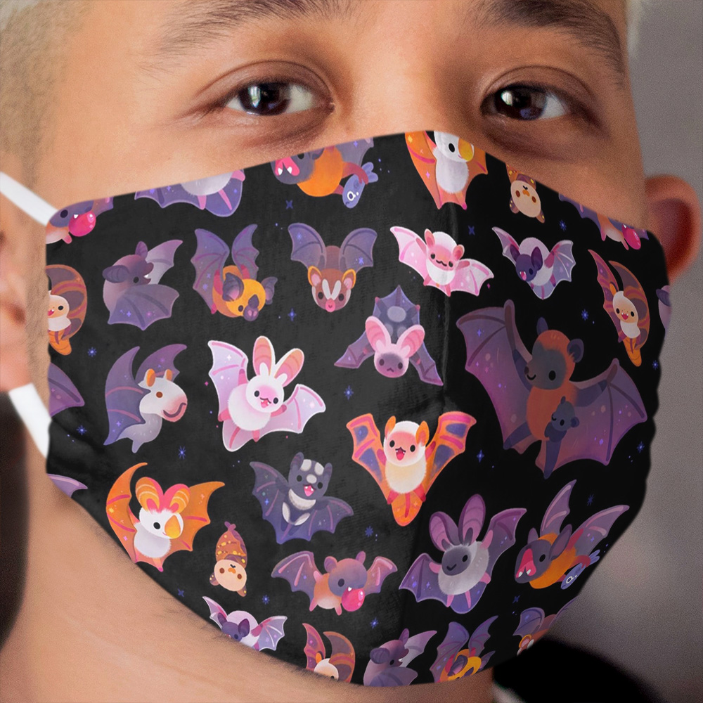 Bat Cloth Face Mask 2