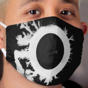 Bauhaus the sky's gone out post punk 80s retro black and white artwork Cloth Face Mask