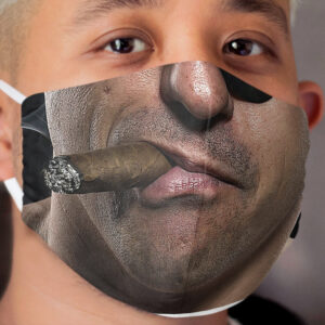 Be a man, smoke a cigar Cloth Face Mask