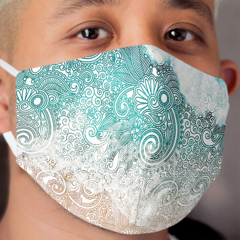 Beach Pattern Cloth Face Mask