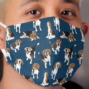 Beagle Cloth Face Mask 2