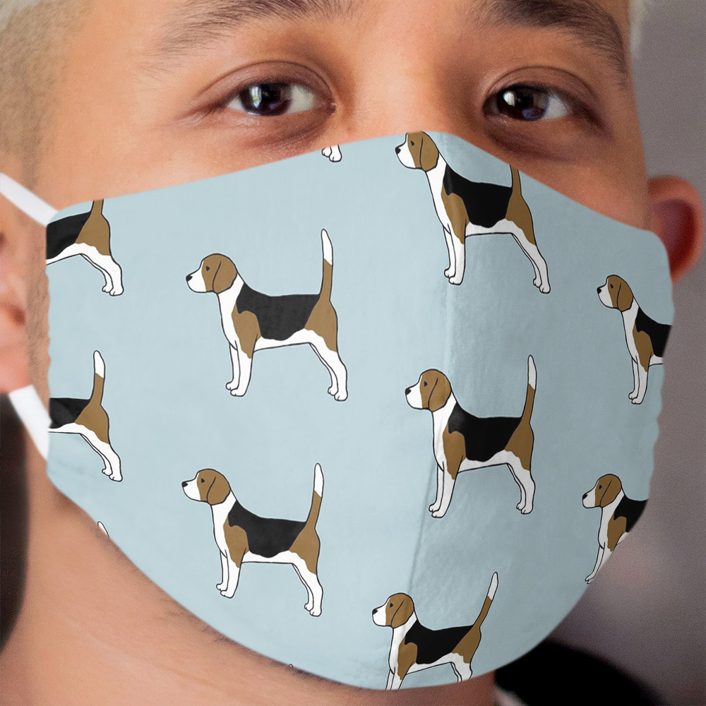 Beagle Cloth Face Mask 5