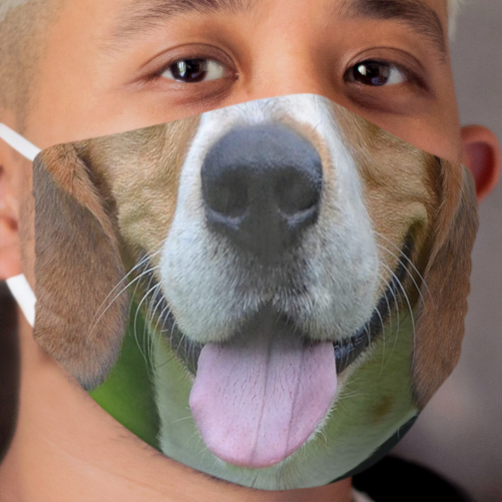 Beagle Cloth Face Mask