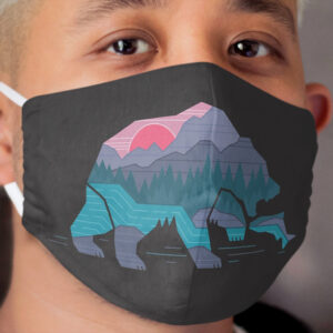 Bear Country Cloth Face Mask 2