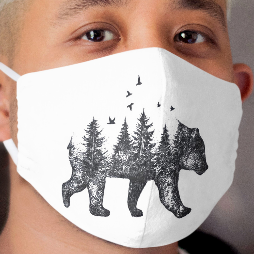 Bear Country Cloth Face Mask