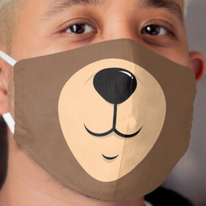 Bear Face Nose Mouth Cloth Face Mask