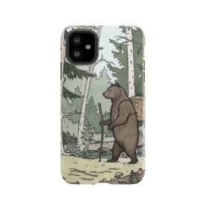 Bear In The Woods Tough Phone Case