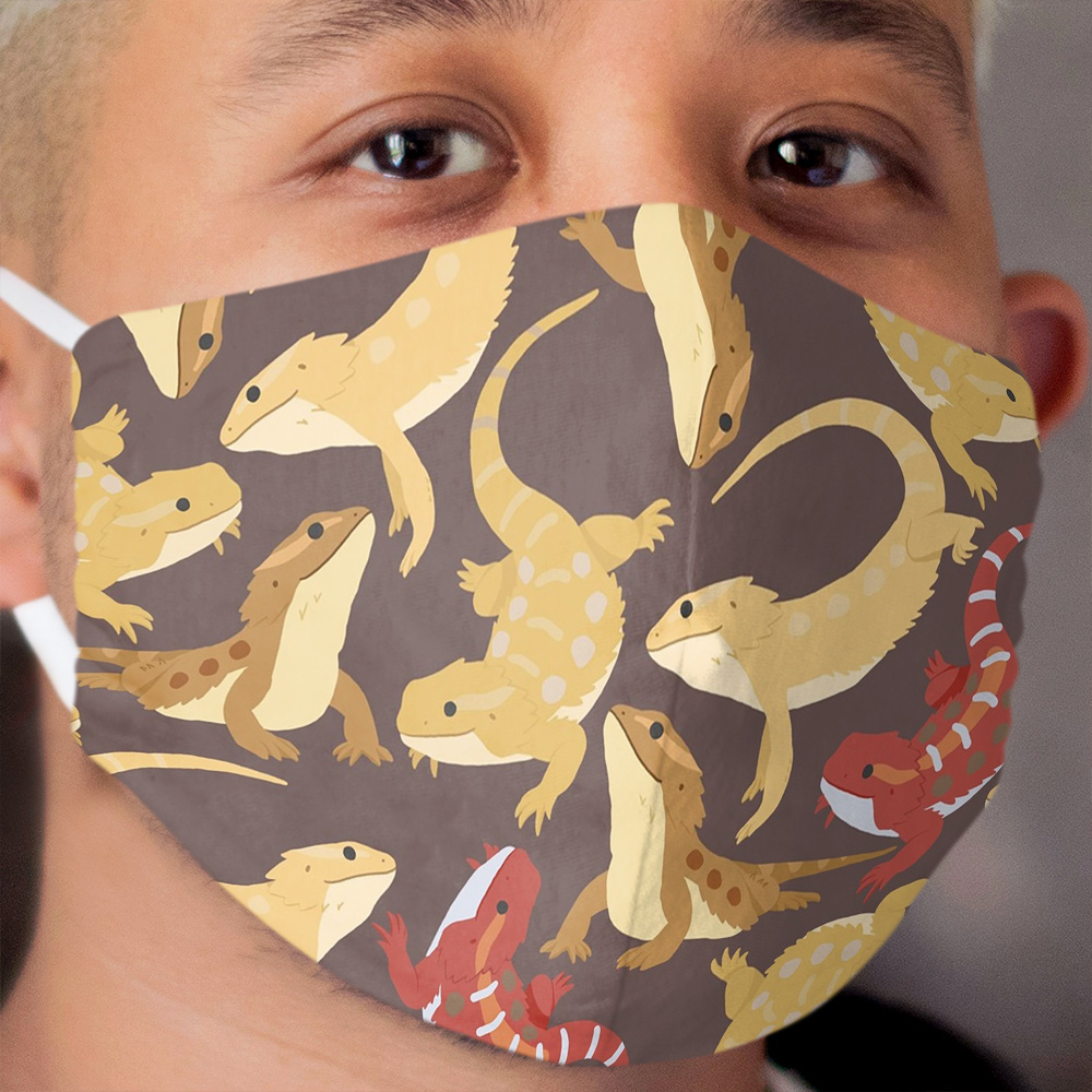 Bearded Dragons Cloth Face Mask