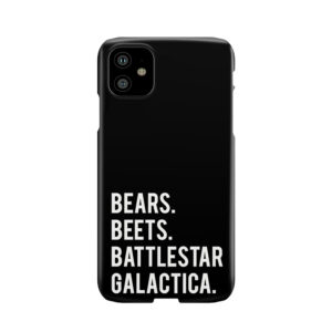 Bears, Beets, Battlestar Galactica Phone Case