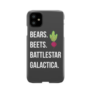 Bears. Beets. Battlestar Galactica. - The Office Phone Case