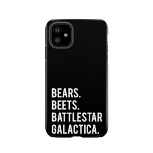Bears Beets Battlestar Galactica! Tough Phone Case