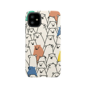 Bears Pattern Tough Phone Case
