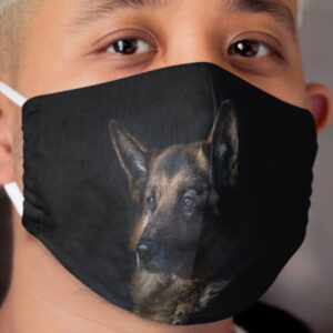 Beautiful german shepherd face Cloth Face Mask