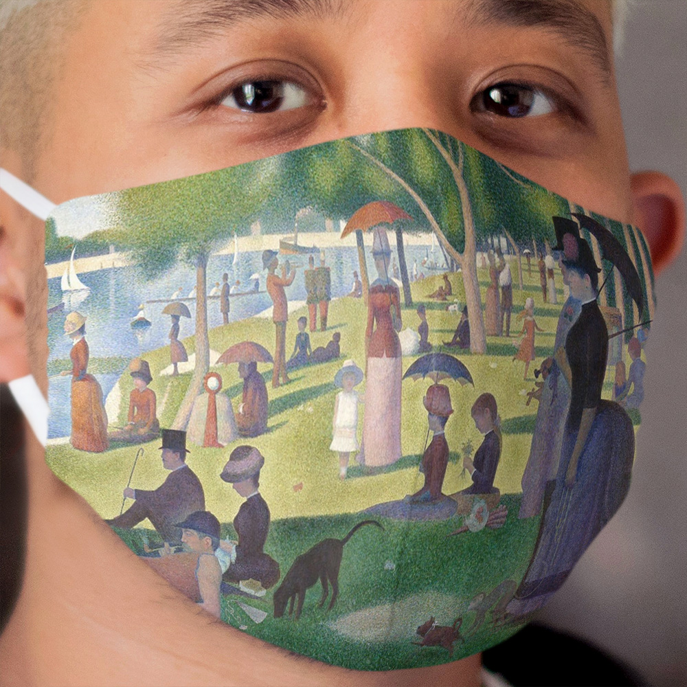 Beautiful Seurat Impressionist Cloth Face Mask