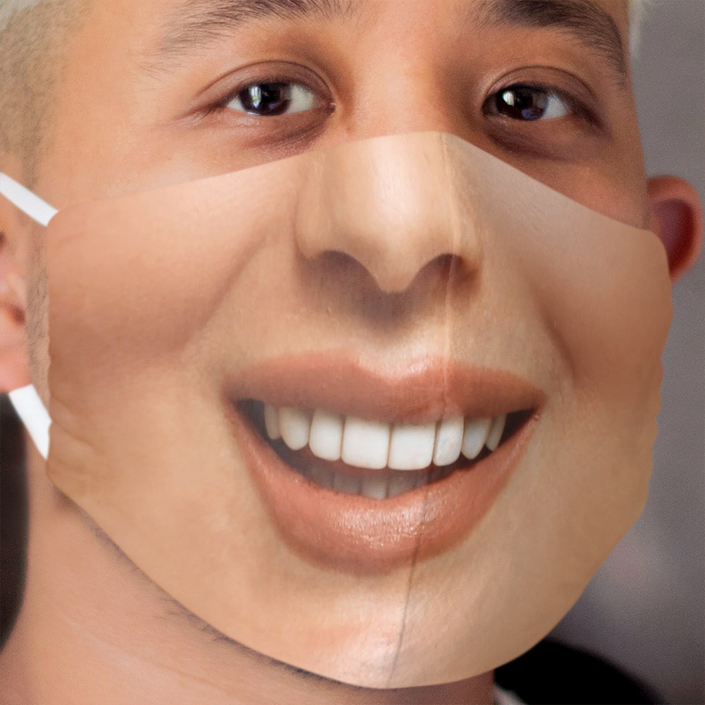 Beautiful Woman's Smile Cloth Face Mask