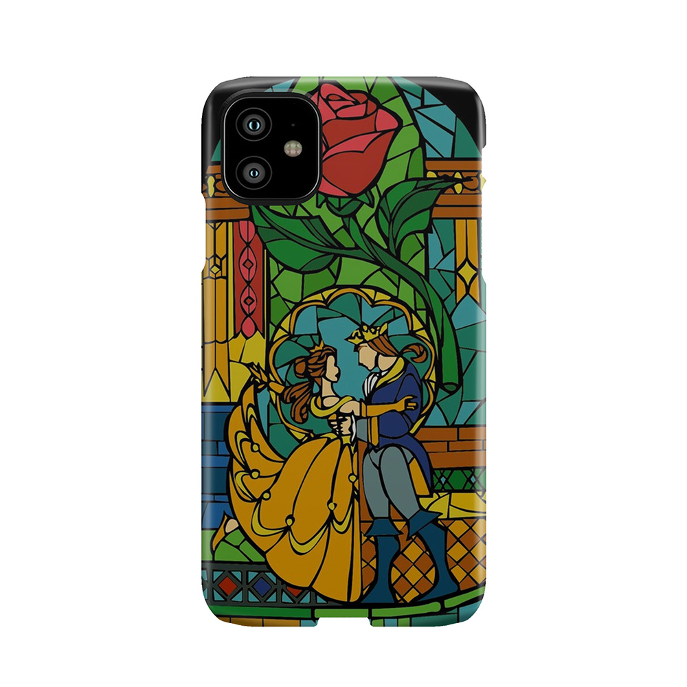Beauty And The Beast - Stained Glass Phone Case