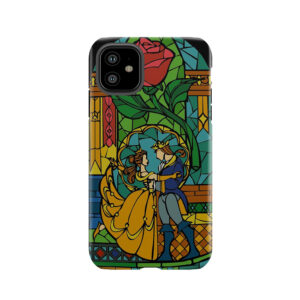 Beauty And The Beast - Stained Glass Tough Phone Case