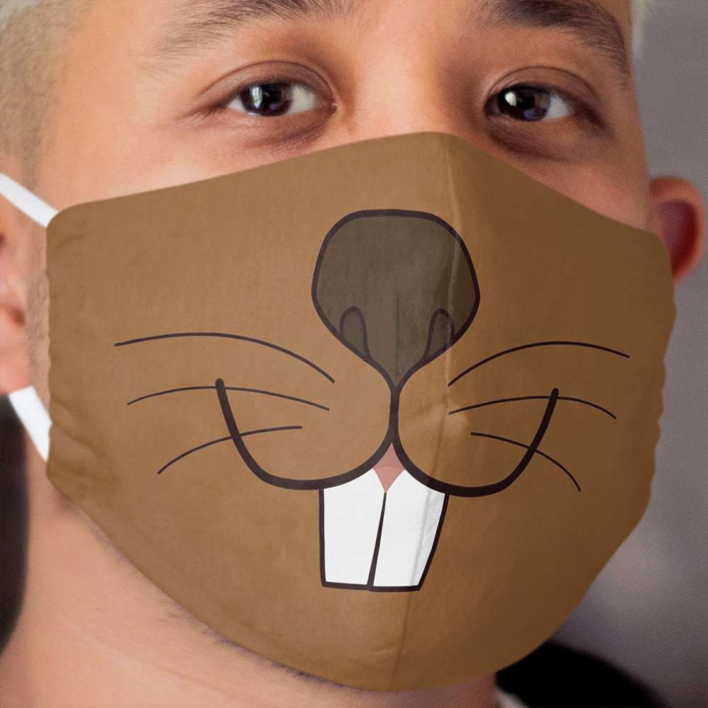 Beaver Booper Cloth Face Mask