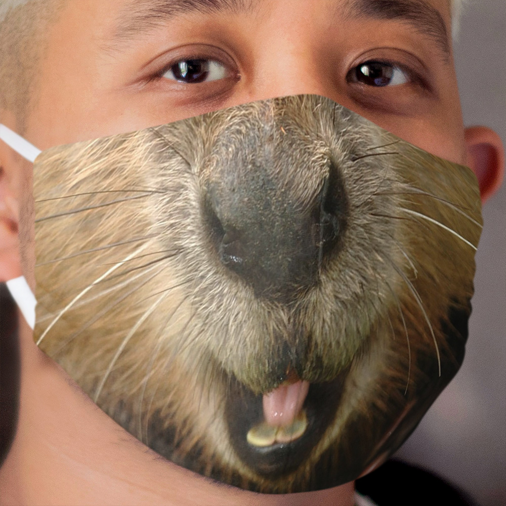 Beaver Cloth Face Mask