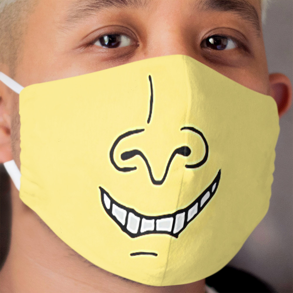 Beavis Smile (Beavis and Butt Head) Cloth Face Mask