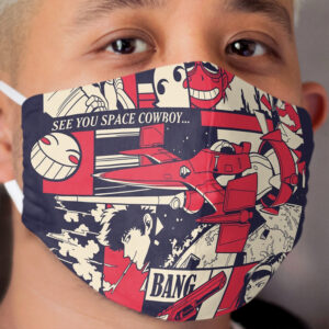 Bebop Pattern Cloth Face Mask