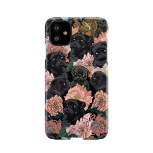 Because Black Pug Phone Case