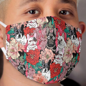 Because French Bulldog Cloth Face Mask
