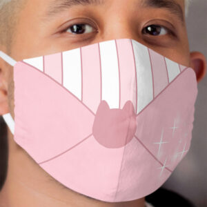 Bee and Puppycat Envelope Cloth Face Mask