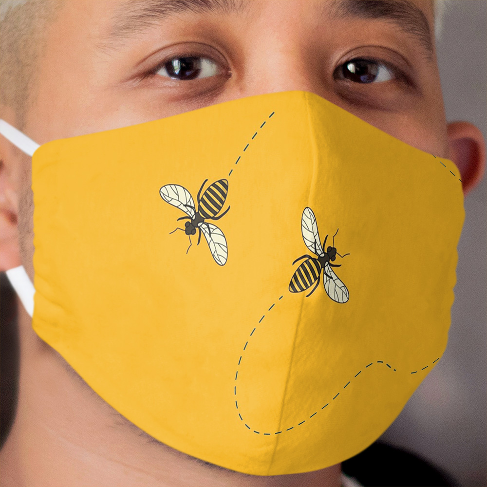 Bees design Cloth Face Mask