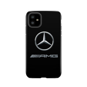 Best Quality - Mercedes-Benz Amg Logo Silver Grey Tough Phone Case