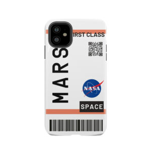 Best Seller - Mars Plane Ticket Nasa Tough Phone Case