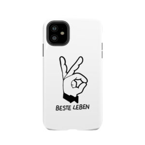 Beste Leben - Bonez Mc (Mit Schrift) Tough Phone Case