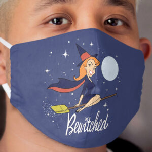 Bewitched Broom ,, Cloth Face Mask