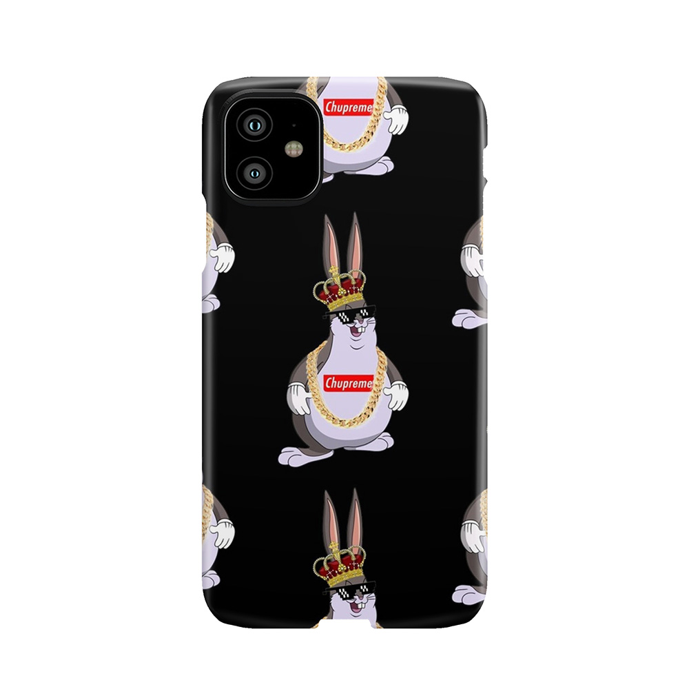 Big Chungus Phone (Black) Phone Case