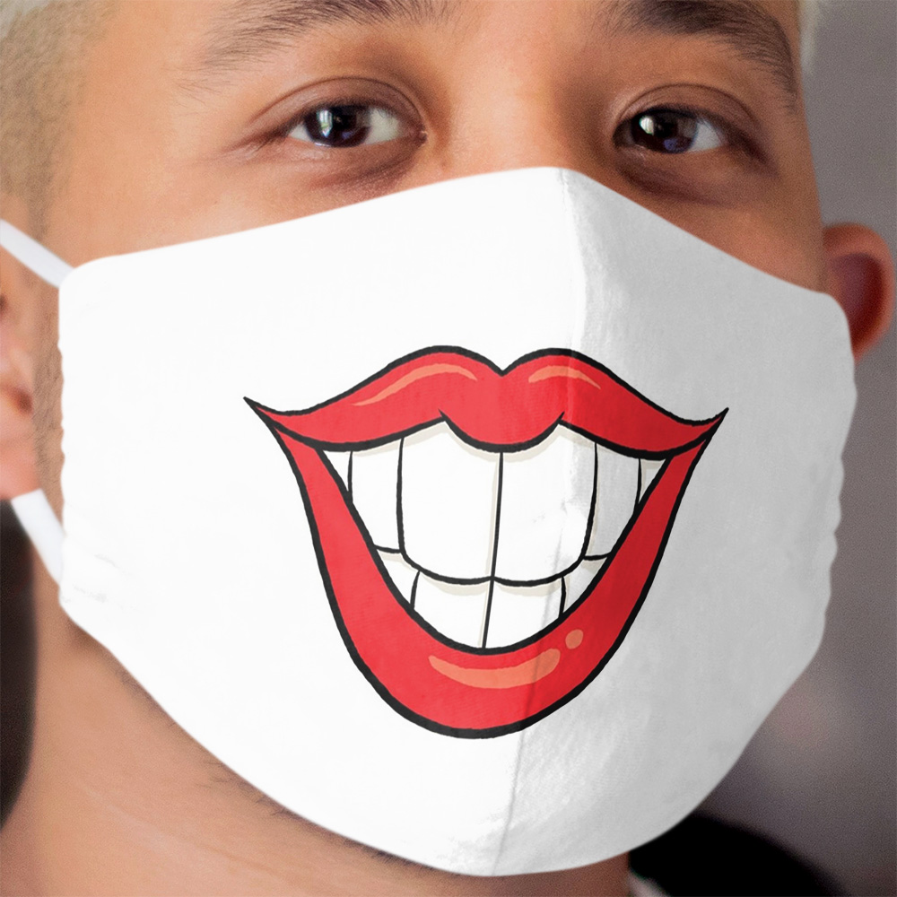 Big Lips Cloth Face Mask 2