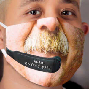 Big Red Knows Best Cloth Face Mask