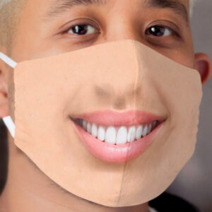 Big wide smile Cloth Face Mask